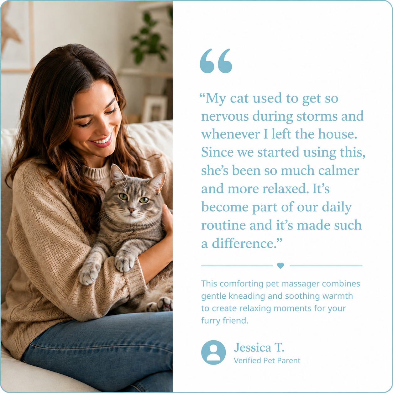 CatNestify™ - Pet Calming Massager