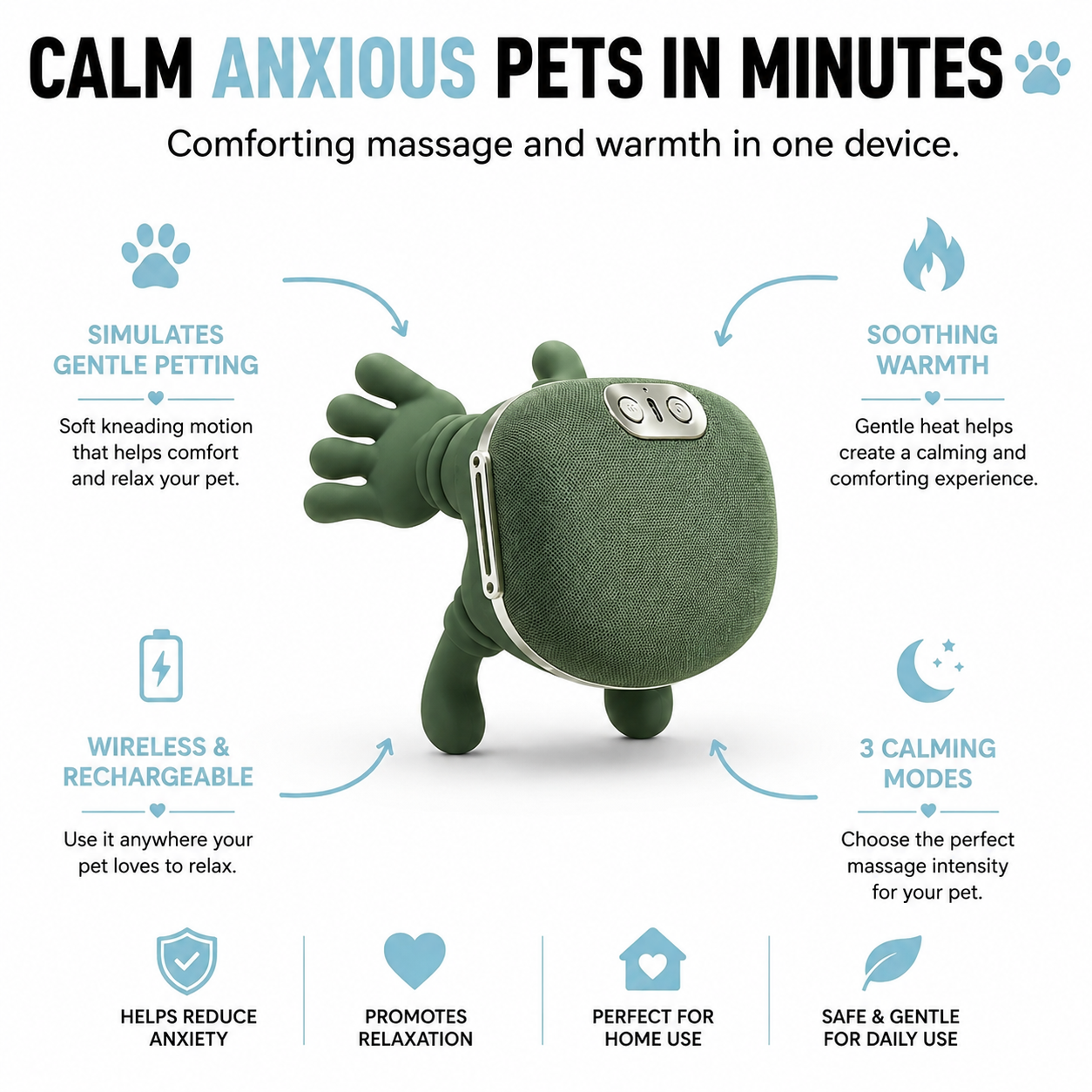 CatNestify™ - Pet Calming Massager